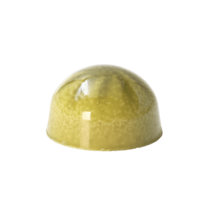 Calamansi-Cheesecake pralin Utsida